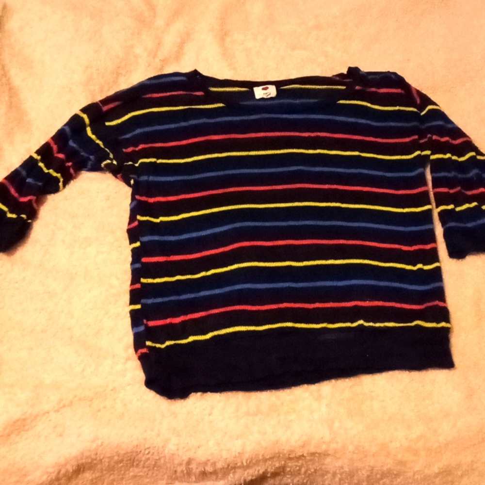 Blue stripped sweater